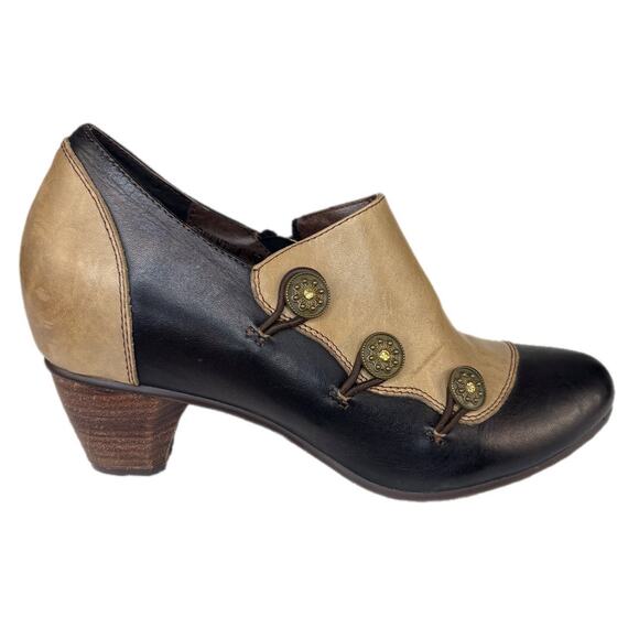 L'artiste Greentea Tan Brown Heel Booties - Women's Size 9 (Euro 40) - Picture 1 of 9